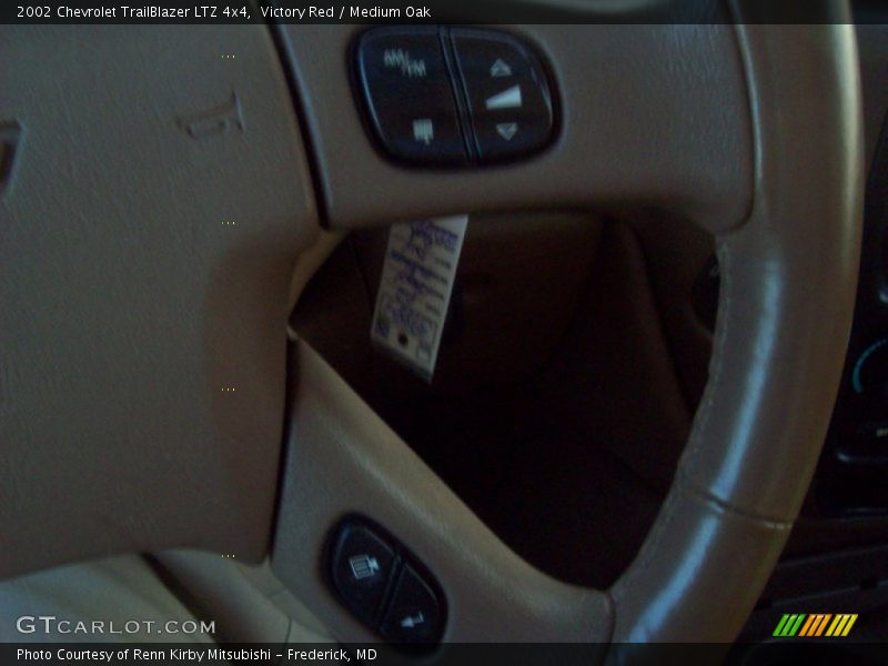 Victory Red / Medium Oak 2002 Chevrolet TrailBlazer LTZ 4x4