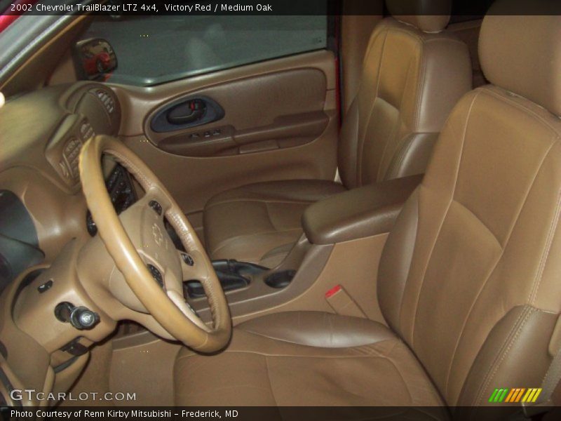 Victory Red / Medium Oak 2002 Chevrolet TrailBlazer LTZ 4x4