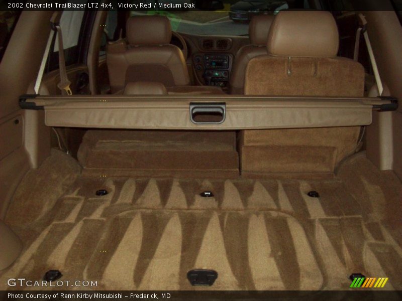 Victory Red / Medium Oak 2002 Chevrolet TrailBlazer LTZ 4x4