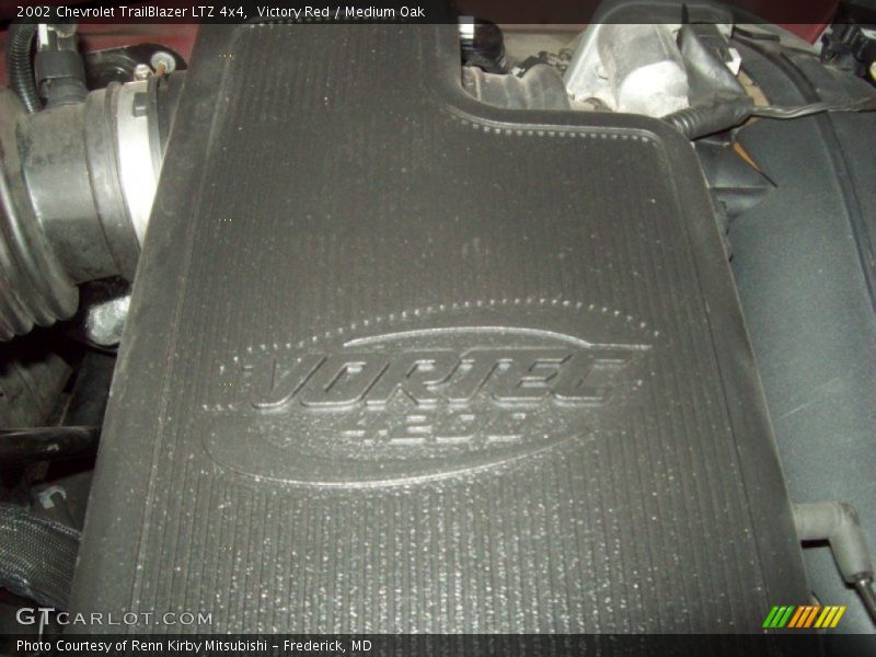 Victory Red / Medium Oak 2002 Chevrolet TrailBlazer LTZ 4x4