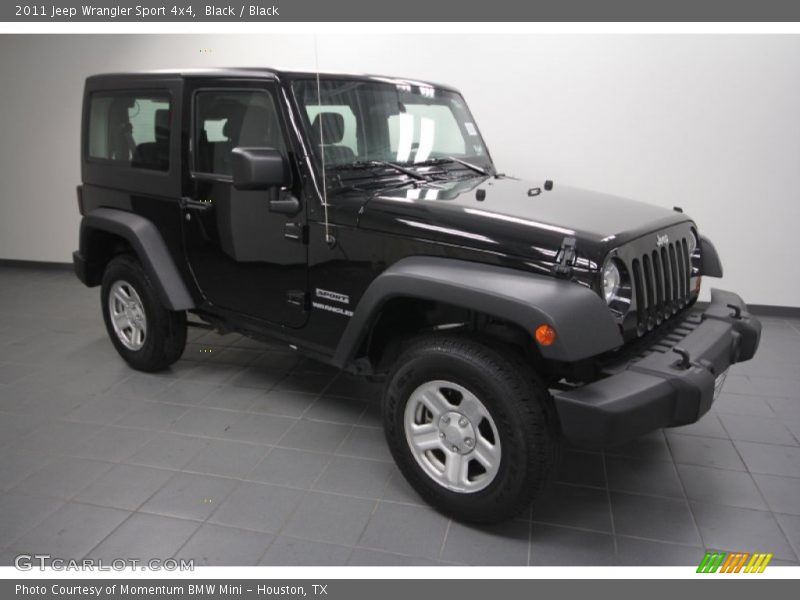 Black / Black 2011 Jeep Wrangler Sport 4x4