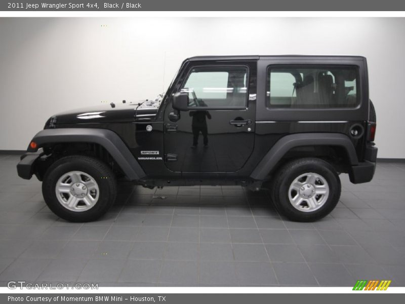 Black / Black 2011 Jeep Wrangler Sport 4x4