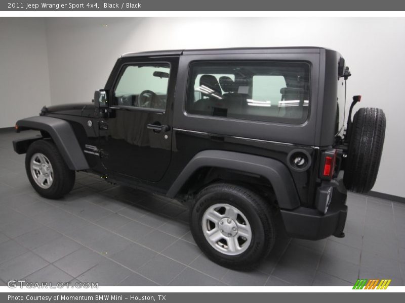 Black / Black 2011 Jeep Wrangler Sport 4x4