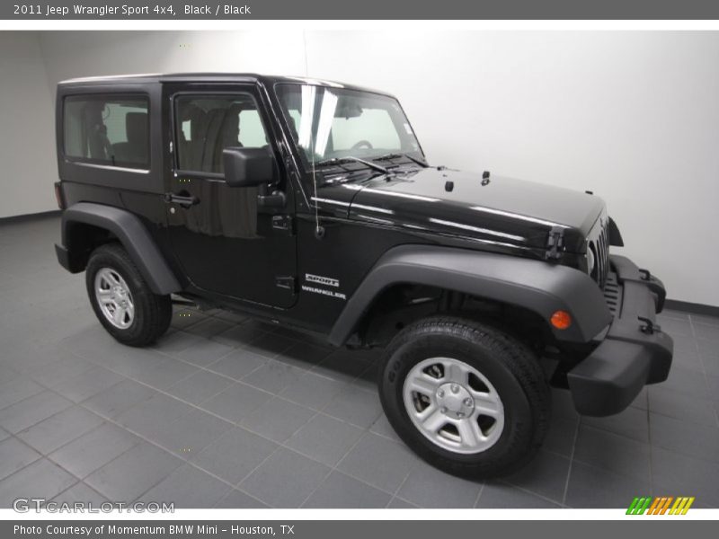 Black / Black 2011 Jeep Wrangler Sport 4x4