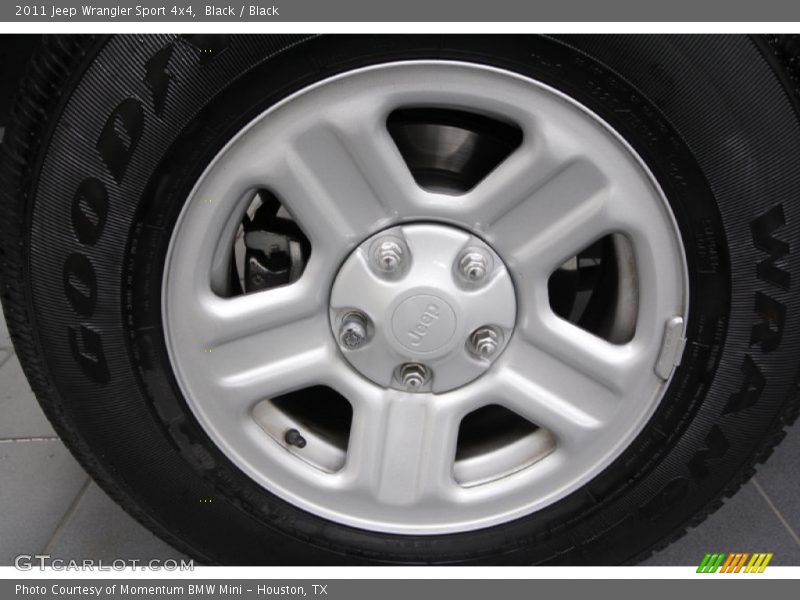 Black / Black 2011 Jeep Wrangler Sport 4x4