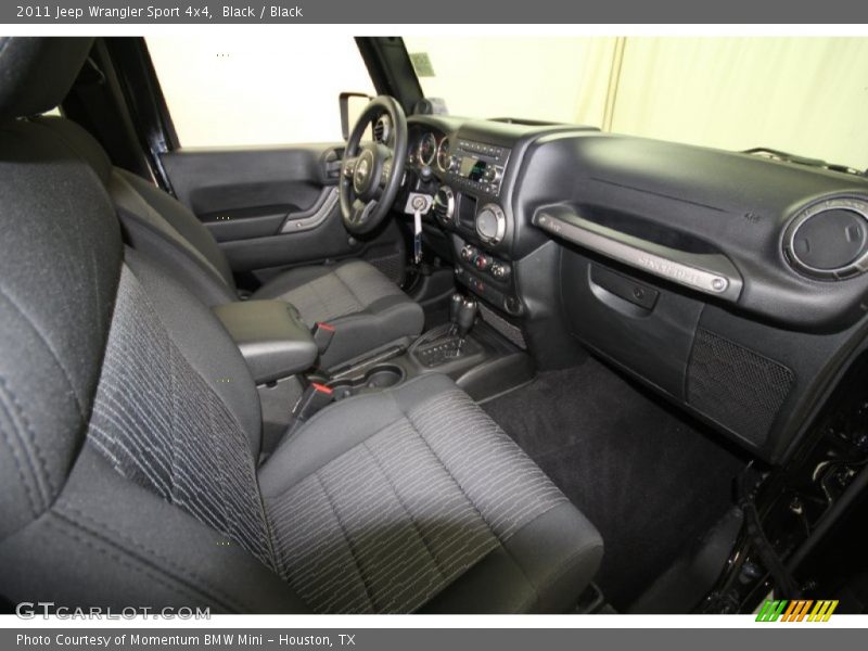 Black / Black 2011 Jeep Wrangler Sport 4x4