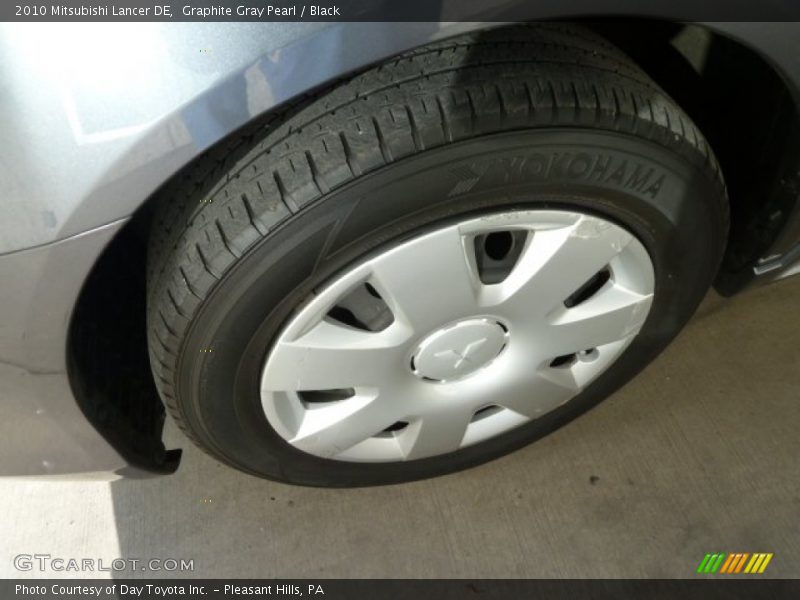 Graphite Gray Pearl / Black 2010 Mitsubishi Lancer DE