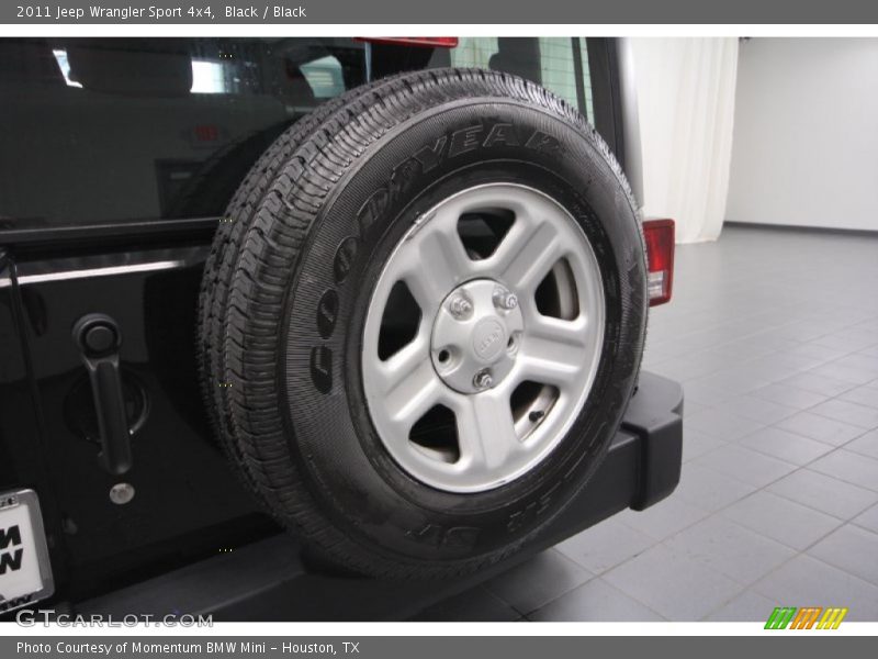 Black / Black 2011 Jeep Wrangler Sport 4x4