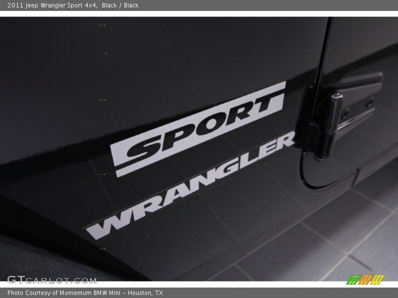 Black / Black 2011 Jeep Wrangler Sport 4x4