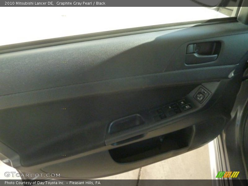 Graphite Gray Pearl / Black 2010 Mitsubishi Lancer DE