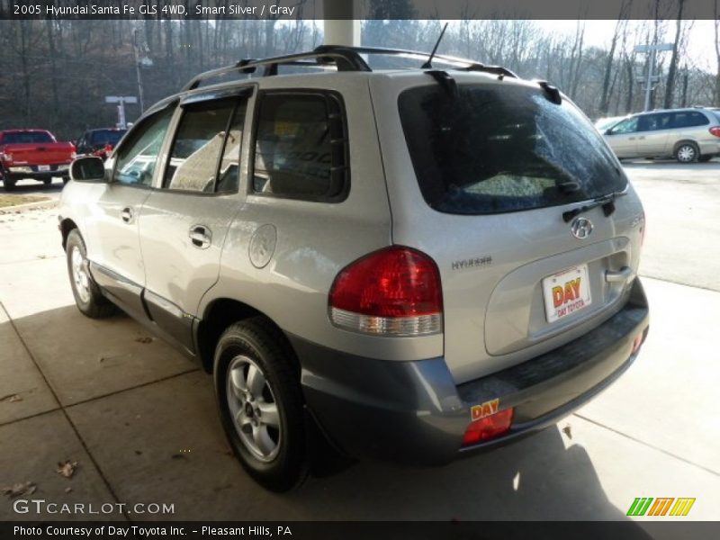 Smart Silver / Gray 2005 Hyundai Santa Fe GLS 4WD