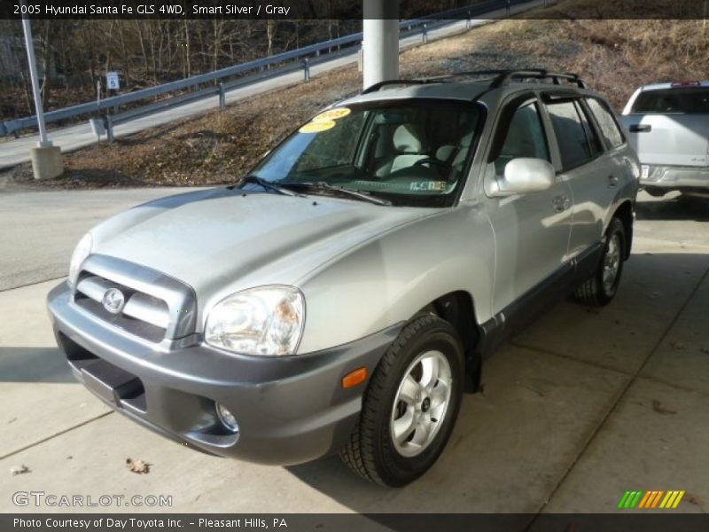 Smart Silver / Gray 2005 Hyundai Santa Fe GLS 4WD