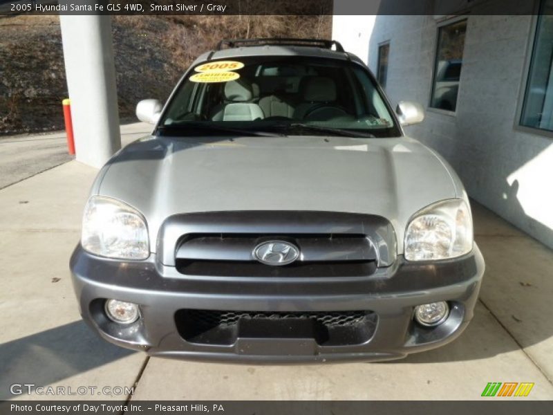 Smart Silver / Gray 2005 Hyundai Santa Fe GLS 4WD