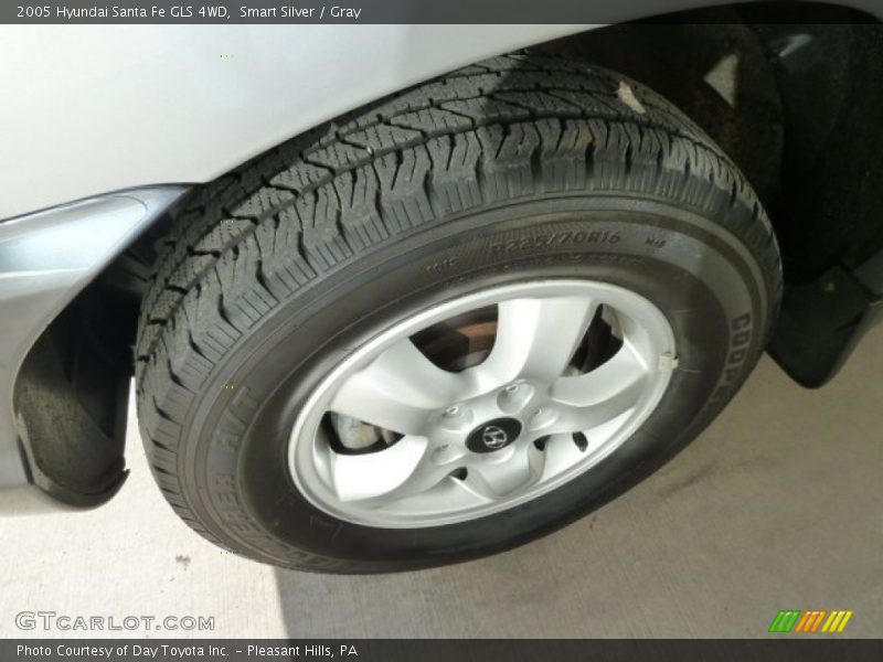 Smart Silver / Gray 2005 Hyundai Santa Fe GLS 4WD