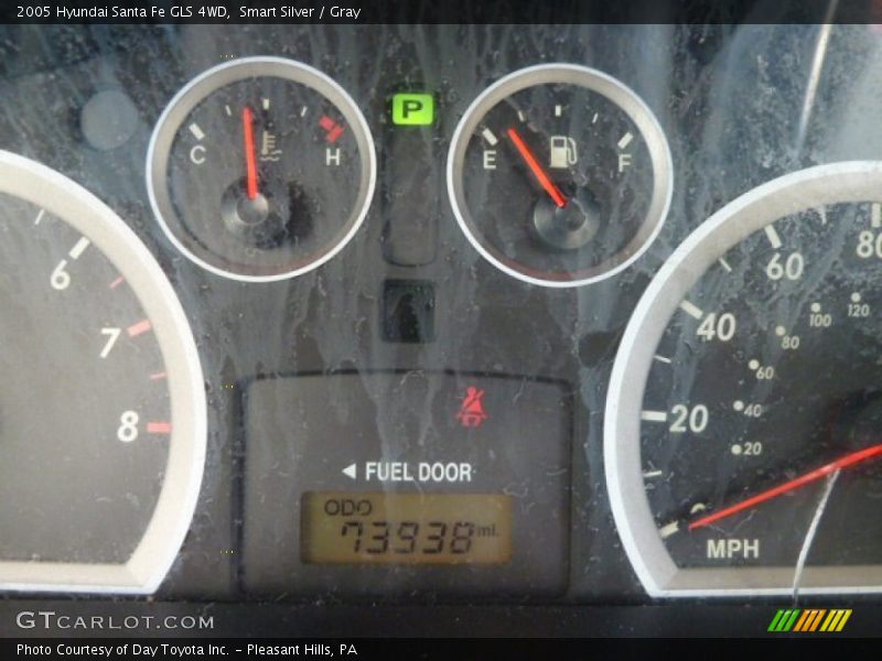 Smart Silver / Gray 2005 Hyundai Santa Fe GLS 4WD