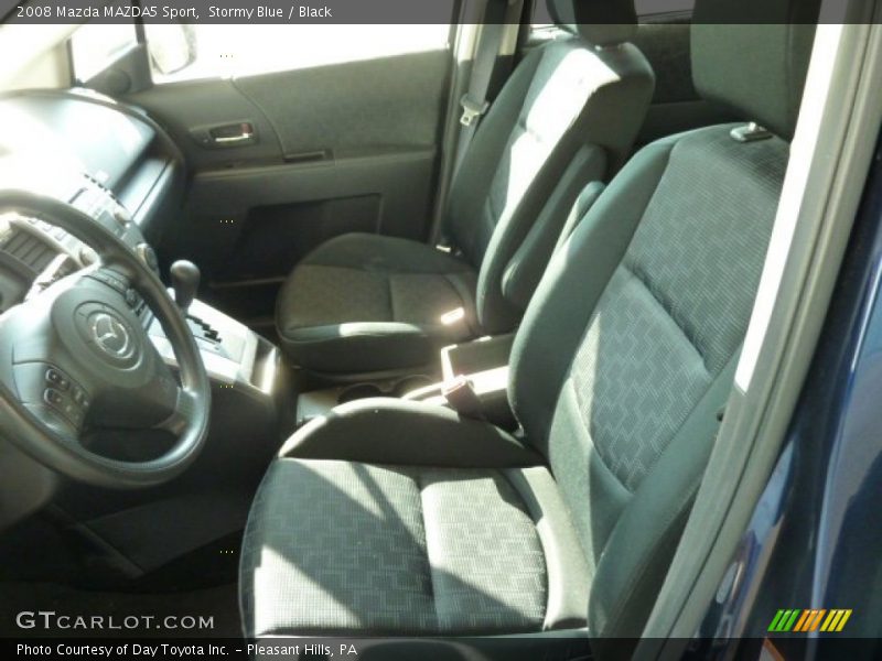Stormy Blue / Black 2008 Mazda MAZDA5 Sport