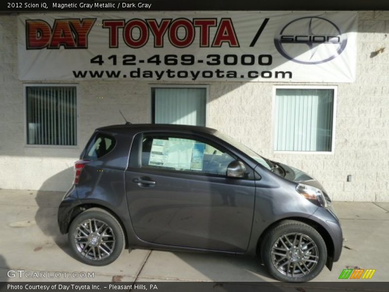 Magnetic Gray Metallic / Dark Gray 2012 Scion iQ