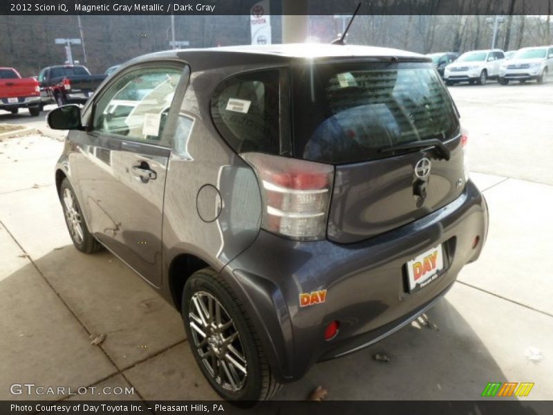 Magnetic Gray Metallic / Dark Gray 2012 Scion iQ