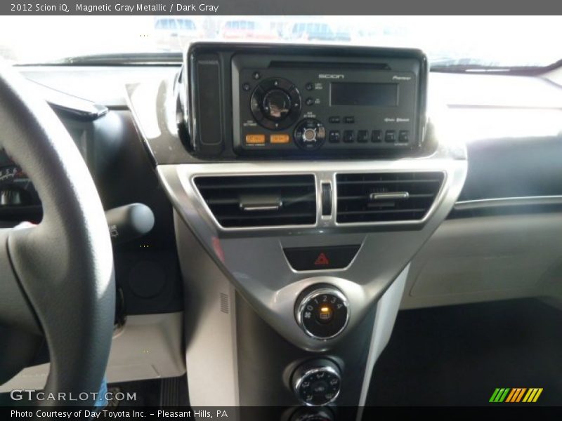 Magnetic Gray Metallic / Dark Gray 2012 Scion iQ