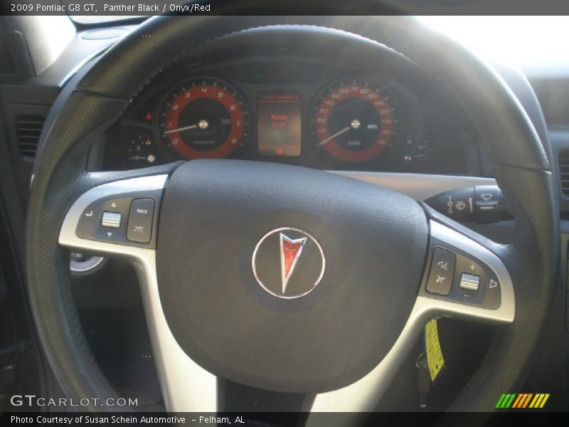 Panther Black / Onyx/Red 2009 Pontiac G8 GT