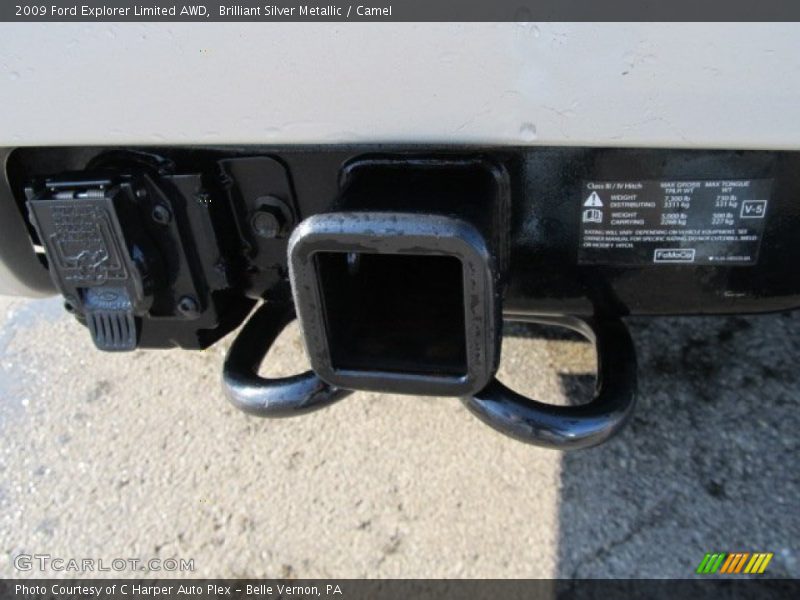 Brilliant Silver Metallic / Camel 2009 Ford Explorer Limited AWD