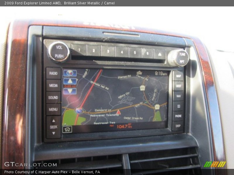 Navigation of 2009 Explorer Limited AWD