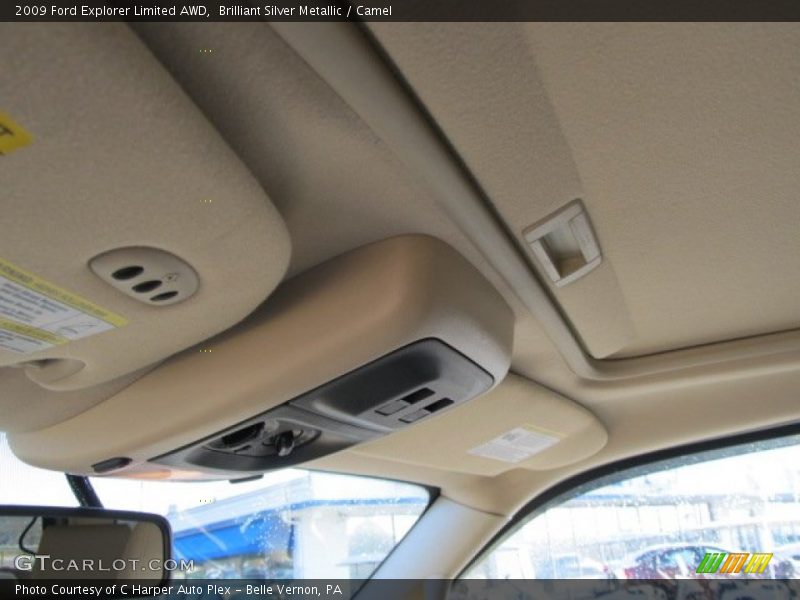 Brilliant Silver Metallic / Camel 2009 Ford Explorer Limited AWD