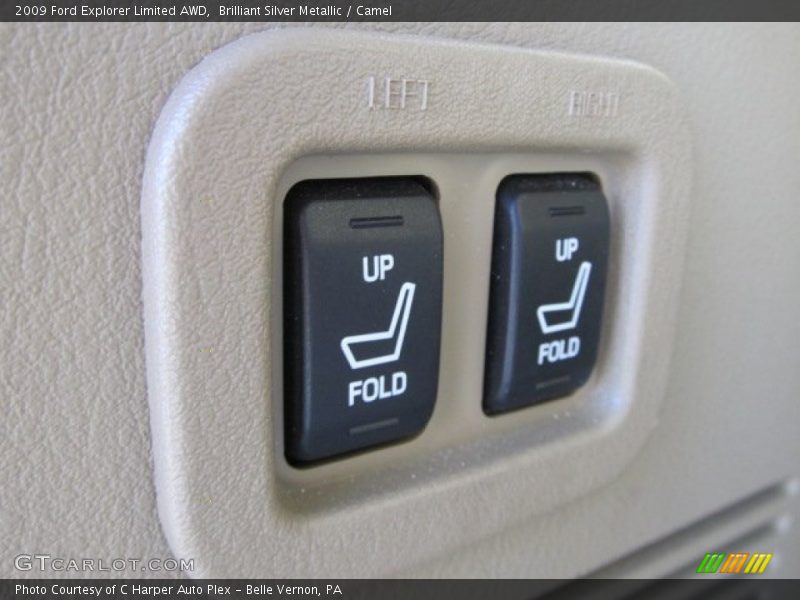 Brilliant Silver Metallic / Camel 2009 Ford Explorer Limited AWD