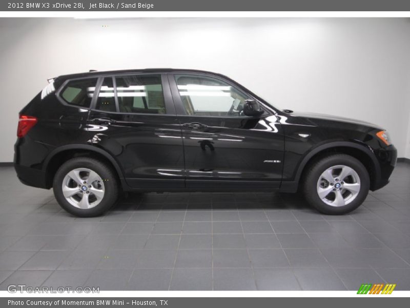 Jet Black / Sand Beige 2012 BMW X3 xDrive 28i
