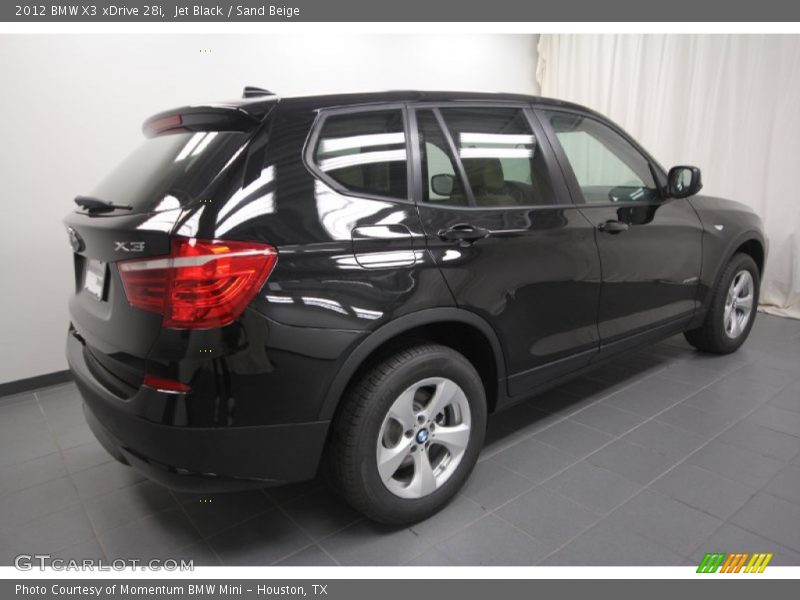 Jet Black / Sand Beige 2012 BMW X3 xDrive 28i