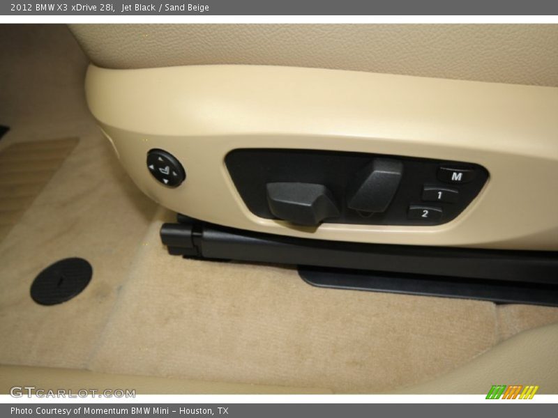 Jet Black / Sand Beige 2012 BMW X3 xDrive 28i