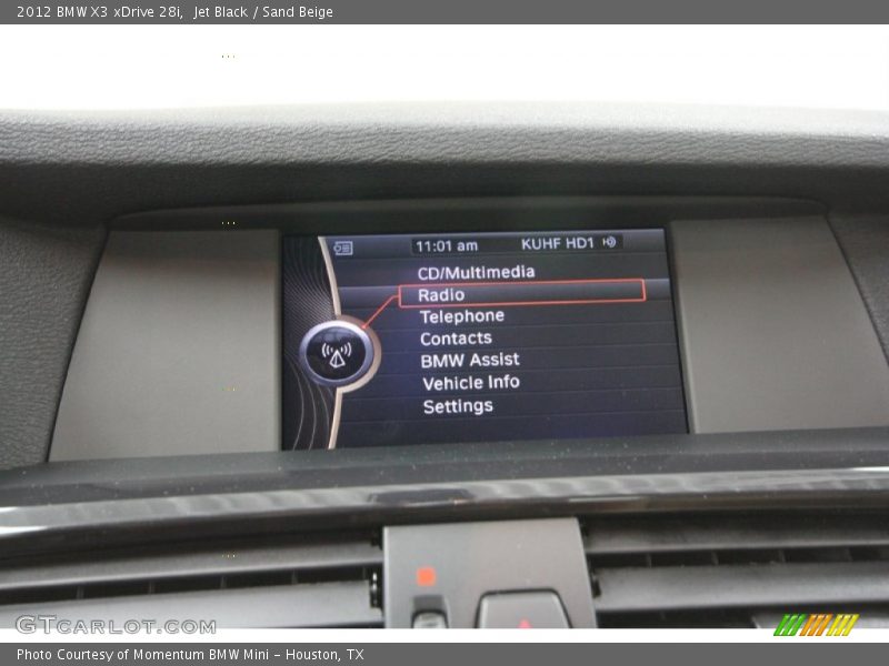 Jet Black / Sand Beige 2012 BMW X3 xDrive 28i
