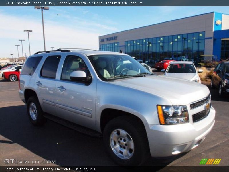 Sheer Silver Metallic / Light Titanium/Dark Titanium 2011 Chevrolet Tahoe LT 4x4