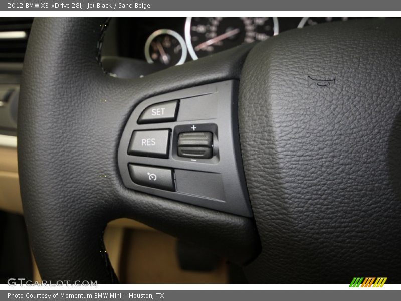 Jet Black / Sand Beige 2012 BMW X3 xDrive 28i