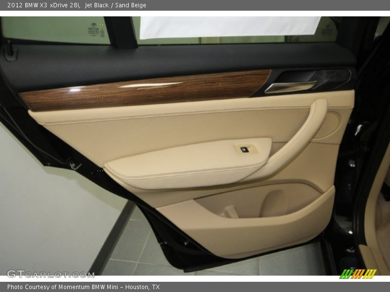 Jet Black / Sand Beige 2012 BMW X3 xDrive 28i