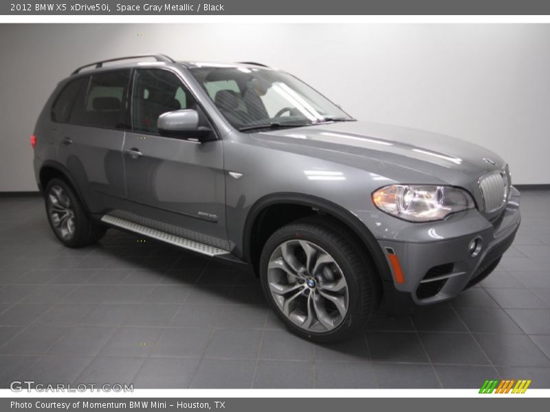 Space Gray Metallic / Black 2012 BMW X5 xDrive50i