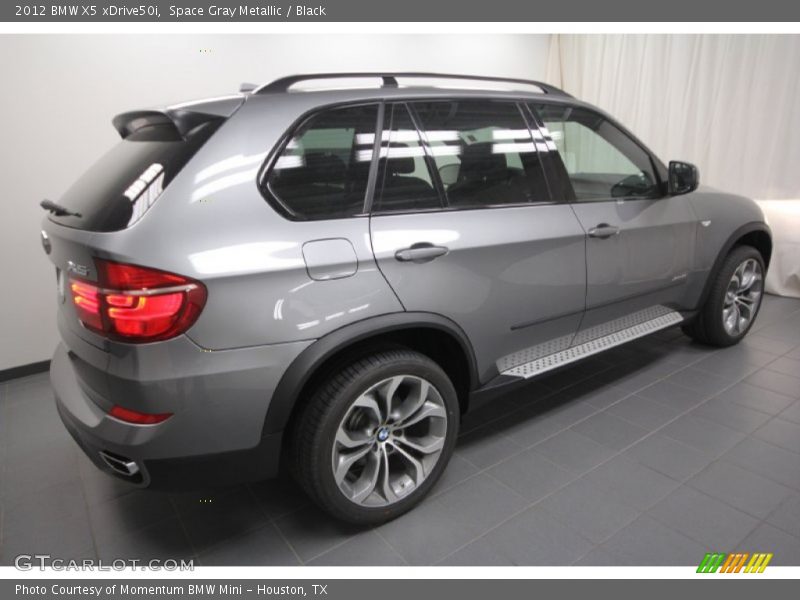 Space Gray Metallic / Black 2012 BMW X5 xDrive50i