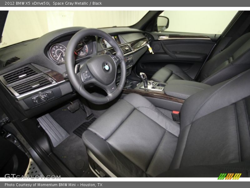 Space Gray Metallic / Black 2012 BMW X5 xDrive50i