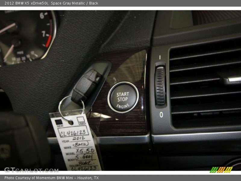 Space Gray Metallic / Black 2012 BMW X5 xDrive50i