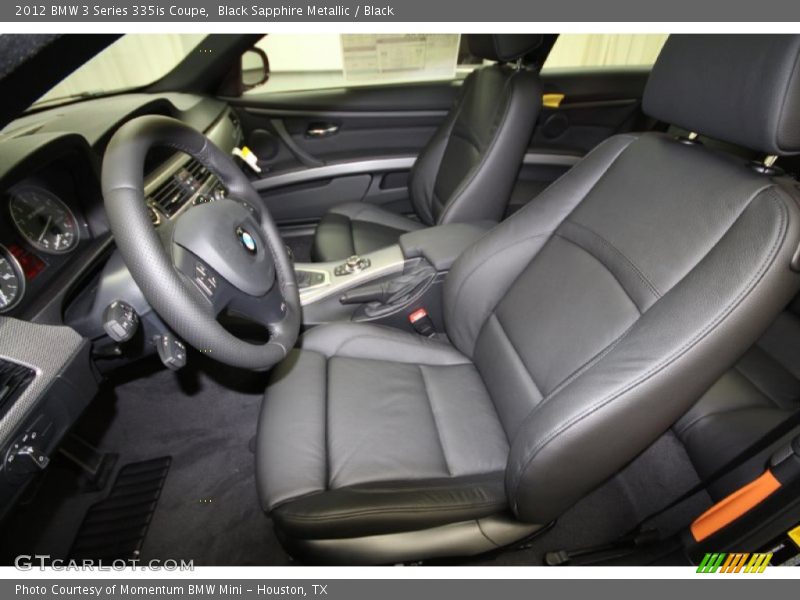 Black Sapphire Metallic / Black 2012 BMW 3 Series 335is Coupe