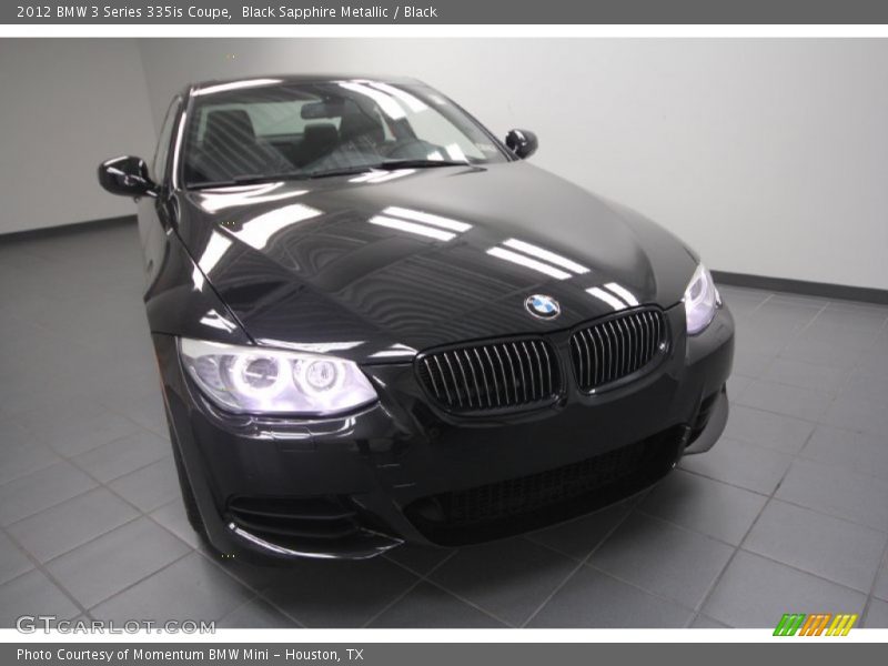 Black Sapphire Metallic / Black 2012 BMW 3 Series 335is Coupe
