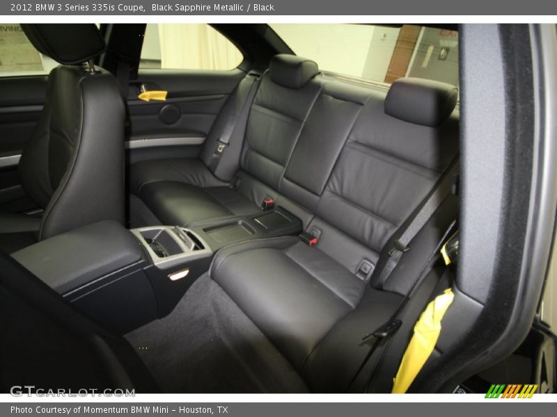 Rear Seat of 2012 3 Series 335is Coupe