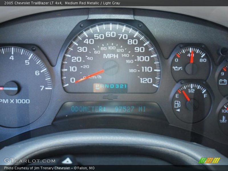 Medium Red Metallic / Light Gray 2005 Chevrolet TrailBlazer LT 4x4