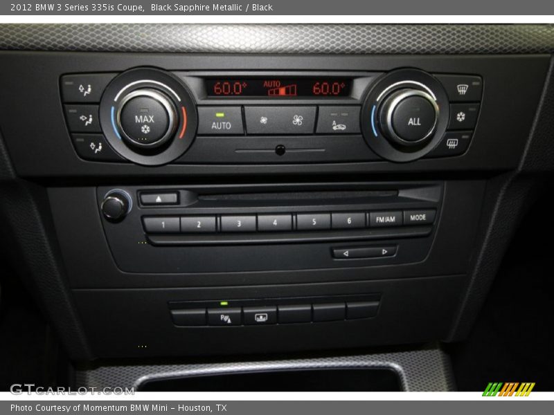 Controls of 2012 3 Series 335is Coupe