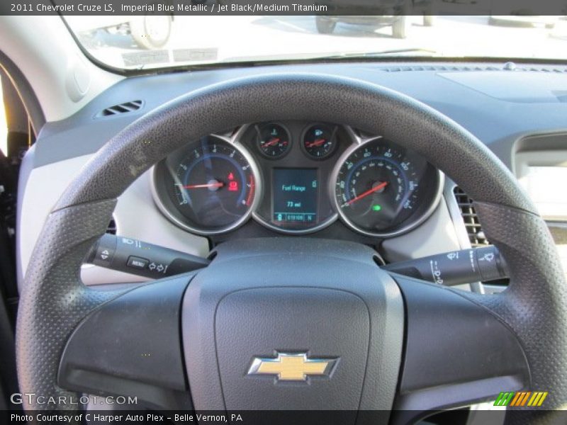 Imperial Blue Metallic / Jet Black/Medium Titanium 2011 Chevrolet Cruze LS