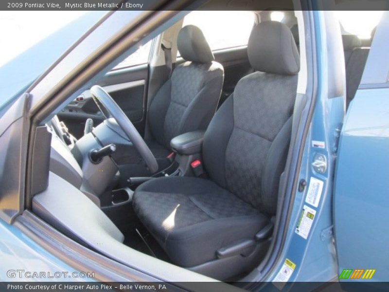 Mystic Blue Metallic / Ebony 2009 Pontiac Vibe