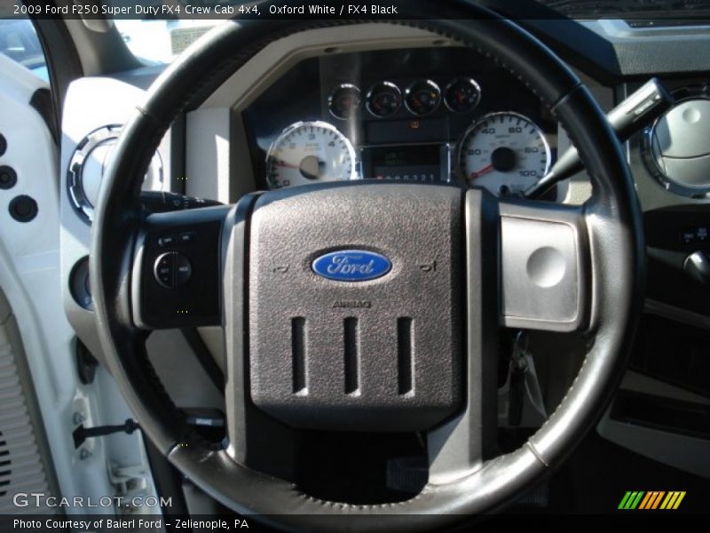 Oxford White / FX4 Black 2009 Ford F250 Super Duty FX4 Crew Cab 4x4