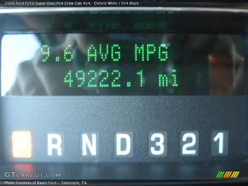 Oxford White / FX4 Black 2009 Ford F250 Super Duty FX4 Crew Cab 4x4