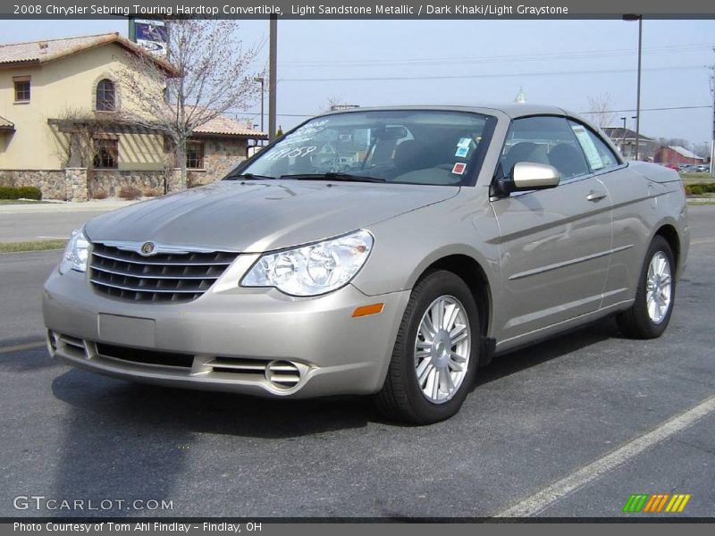 Light Sandstone Metallic / Dark Khaki/Light Graystone 2008 Chrysler Sebring Touring Hardtop Convertible