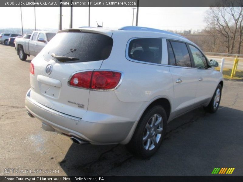 White Diamond Tri Coat / Cashmere/Cocoa 2008 Buick Enclave CXL AWD